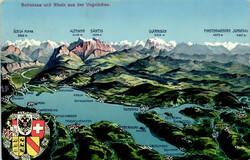 Bodenseeschiffspost Schiffsbrief Lindau nach Seelisberg mit bayer. ...