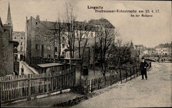 Liegnitz Hochwasser-Katastrophe am 15.4.1917 I-II  Automatically ...