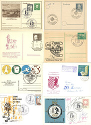 Schach - philatelistische Motiv-Sammlung mit über 30 Belegen in ...