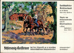 Werbung Schleswig Holsteiner, landwirtschaftlicher Kreditverband I-II