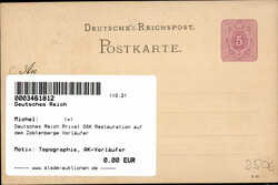 Vorläufer Restauration auf dem Zobtenberge DR-GSK I-II  ...