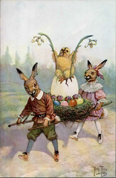 Thiele, Arthur Hasen, Kücken, TSN Serie 1985, I-II  Automatically ...