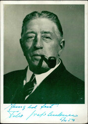 Autograph/Autogramme Felix Graf von Luckner I-II  Automatically ...