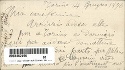 Torino (Italien) Vorläufer 1896, Mini-AK (14cm x 7,7cm), Hotel de la ...