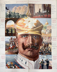 Puzzle Kaiser Wilhelm 8 Ansichtskarten alle an eine Adresse in Kiel ...