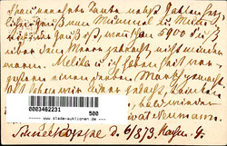 Vorläufer 1873 Schneekoppe mit Rahmenstempel 8.8.1873 nach Dresden ...