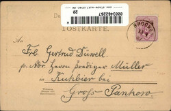 Vorläufer Gruss vom Brocken 1887 II (Bugspur)