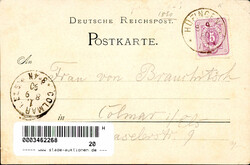 Vorläufer Gruss vom Hohentwiel aus Singen 1890 II (2x Eckknick)