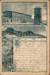 Vorläufer Gruss vom Brocken 1888 II (Bugspur)