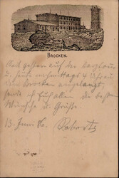 Vorläufer BROCKEN 1886 I-II R!