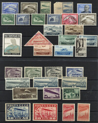 Zeppelinmarken Europa Lot mit versch. Ausgaben, u.a. 3 RM Zeppelin ** ...