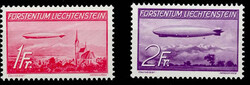 Zeppelin Liechtenstein 1936 kpl. LZ 129/LZ 127, tadellos postfrisch** ...