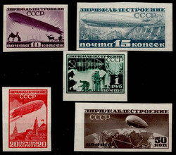 Zeppelin Sowjetunion Luftschiffbau 1931 ungezähnt, Falz*