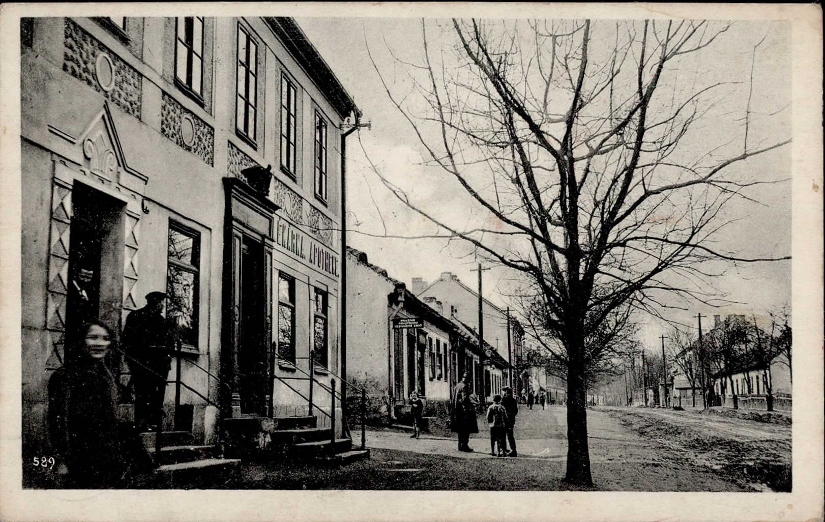 Plan b. Marienbad Apotheke 1938 II (Marke entfernt)Automatically ...