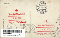 Plan b. Marienbad Apotheke 1938 II (Marke entfernt)Automatically ...