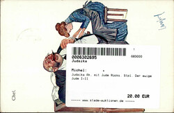 Judaika Ak, mit Jude Rücks. Stpl. Der ewige Jude I-II  Automatically ...