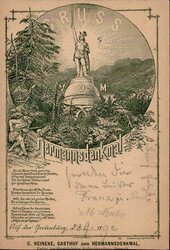Vorläufer Hermannsdenkmal 1892 I-II