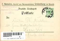 Vorläufer Hermannsdenkmal 1892 I-II