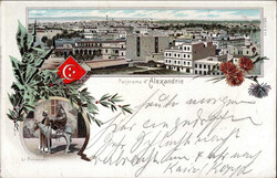 Alexandria (Ägypten) Panorama 1899 I-II