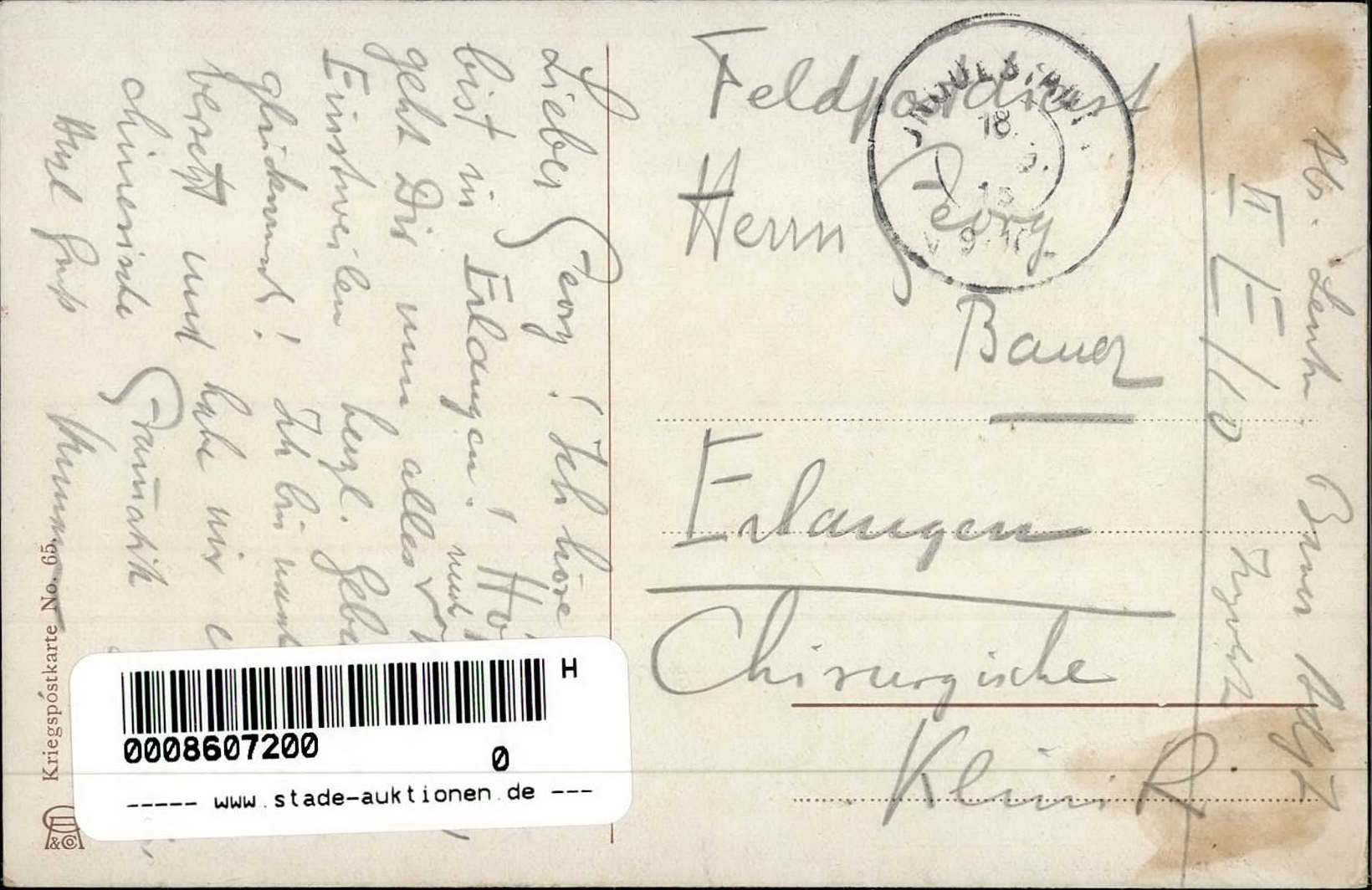 Image 1 for lot number 4130 for 69th Stade Auction