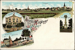 104010: Deutschland West, Plz Gebiet W-40, 401 Hilden - Postkarten