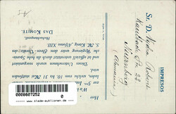 Valencia (Spanien) Werbe-AK 5. Mustermesser 10. bis 31. Mai 1922 I-II ...