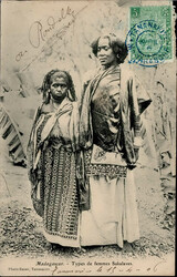 Madagaskar Types de femme mit bildseitiger Frankatur 1906 I-II