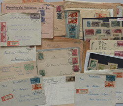 Saarland/Saargebiet - Konvolut Briefe, Belege, Briefmarken in einer ...
