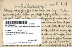Kolonien Kiautschou Deutsche Kriegsgefangenenpost Bando aus ...