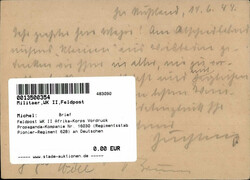 Feldpost WK II Afrika-Korps Vordruck Propaganda-Kompanie Nr. 16030 ...
