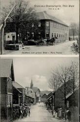 Brennersgrün (o-6861) Gasthaus zum grünen Wald IAutomatically ...