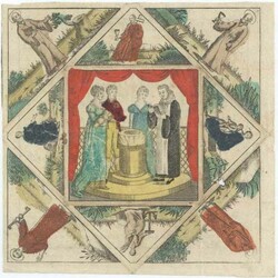 Taufpatenbrief 1813 ca. 15x15cm  Automatically generated translation: ...