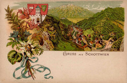 180020: Austria, Zip Code 2XXX, eastern and southern Lower Austria,<br />Burgenland - Picture postcards