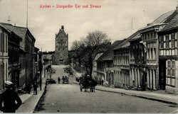 Lychen (o-2093) Stargardter Strasse 1913 II (Eckknicke)