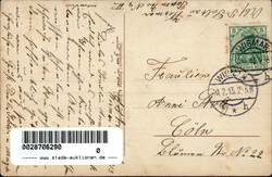 Wismar (o-2400) Lindenstrasse 1913 II (Eckknicke)