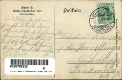 Berlin (1000) Hotel Deutscher Hof 1910 I-II  Automatically generated ...