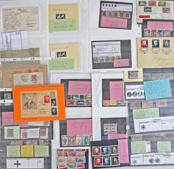 Danzig umfangreiche Sammlung mit diversen Ausgaben, Briefen, ...