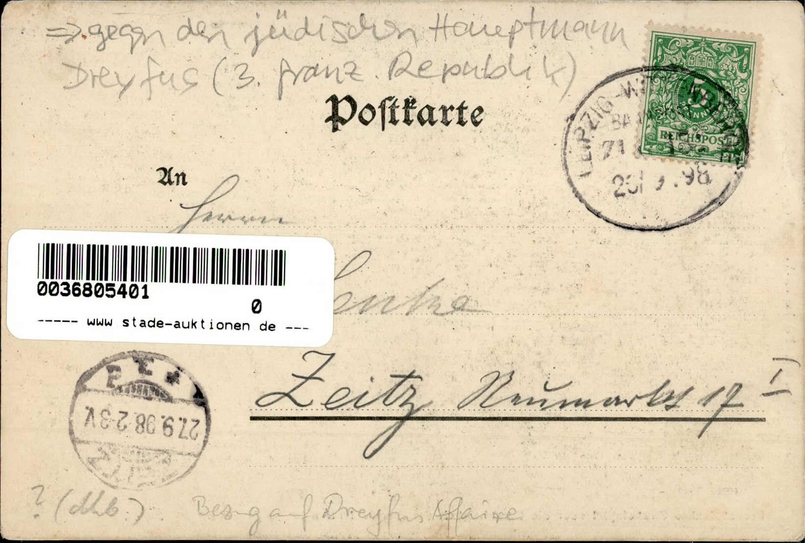 Image 1 for lot number 4423 for 70th Stade Auction