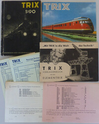 Spielzeug TRIX Kataloge Lot mit 2 x Eisenbahn 1960er Jahre, 1 x ...