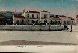 Saarburg (Frankreich) Bahnhof, Fahrrad 1916 I-IIAutomatically ...