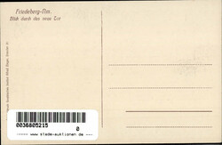 Friedeberg Blick durch das Neue Tor I-II