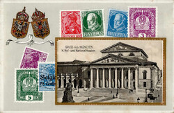 215000: Postal History, Stamps, Stamp on Picture Postcards