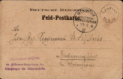 244035: History, German Colonies, Southwestafrika