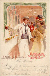 Basel (Basel-Stadt) Hotel Metrolpole, Barfüsserplatz 1902 I-II  ...