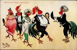 Thiele, Arthur Stolz in der Brust, siegesbewusst, Hähne, TSN Serie ...