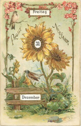 Mechanik-Karte Prosit Neujahr I-II