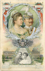 Mechanik-Karte Berlin, Zur Silbernen Hochzeit des Deutschen ...