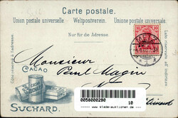 Werbung Suchard Chocolat Sachsen Dresden, 1903, I-II