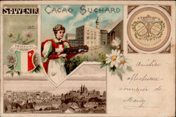 Werbung Suchard Cacao, Neuchatel 1903, I-II