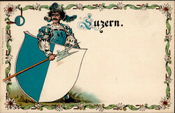 Wappen Luzern I-II  Automatically generated translation: Coat of arms ...